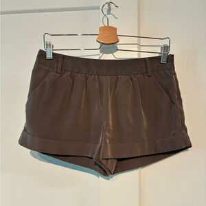 Express 🤎 2 Silk-like Stylish Brown Women's Shorts